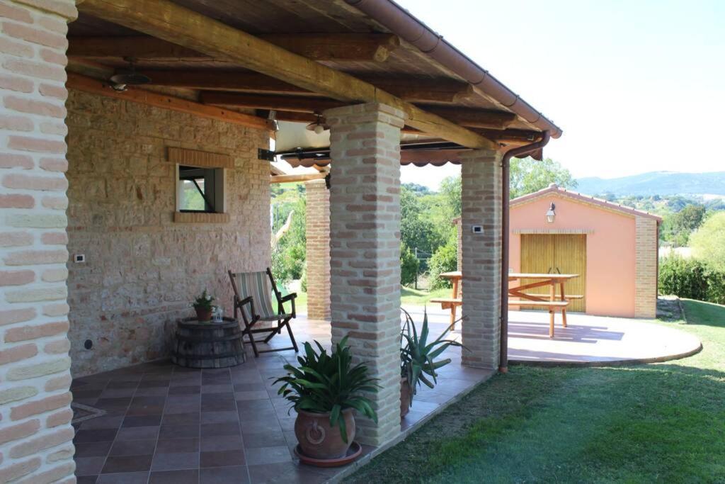 Casa Kikenda, Viaggio Nella Natura Treia ภายนอก รูปภาพ